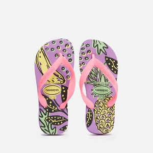 Havaianas Girls Top Fashion Flip Flops - Purple
