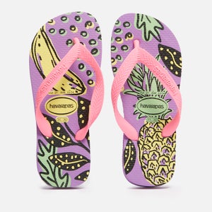 Havaianas Girls Top Fashion Flip Flops - Purple