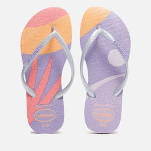 Havaianas Girls Slim Palette Glow Flip Flops - Quiet Lilac