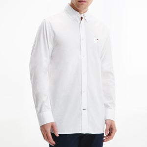 Tommy Hilfiger Men's Natural Soft Poplin Rf Shirt - White