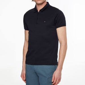 Tommy Hilfiger Men's Zip Interlock Slim Polo Shirt - Desert Sky