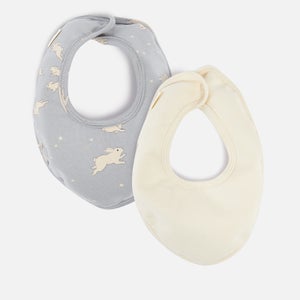Konges Sløjd Girls' Two-Pack Organic Cotton-Blend Bib