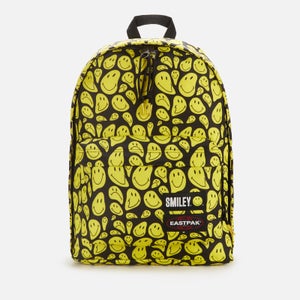 Eastpak Men's Smiley Out Of Office Backpack - AOP Yellow