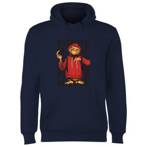 E.T. the Extra-Terrestrial Phone Home Stylised Hoodie - Navy