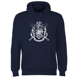 Harry Potter Hogwarts House Crest Hoodie - Navy