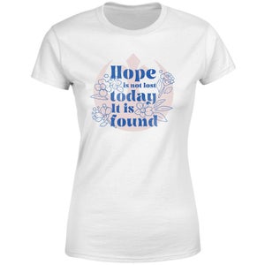 Star Wars Hope Is Not Lost Today It Is Found Women's T-Shirt - White
