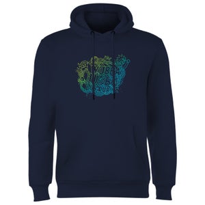 Rick and Morty Wubba Lubba Dub Dub Hoodie - Navy