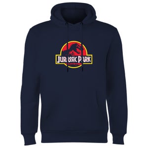 Jurassic Park Logo Hoodie - Navy