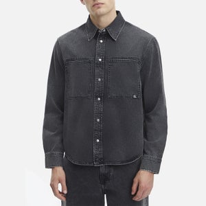 Calvin Klein Jeans Men's Linear Denim Shirt - Denim Grey