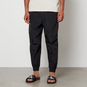 Calvin Klein Jeans Men's Mix Media Ripstop Pants - Black