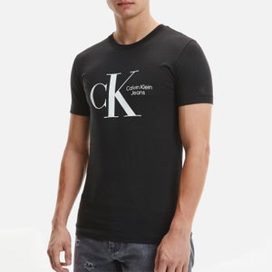 Calvin Klein Jeans Men's Dynamic Centre Logo T-Shirt - Black