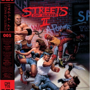 Data Discs - Streets of Rage II Soundtrack Frosted Clear 2LP
