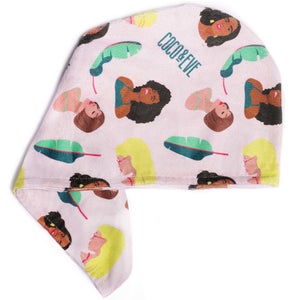 Coco & Eve Microfibre Towel Wrap - Girl Print