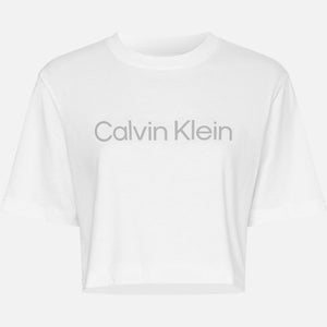Calvin Klein Performance Women's Ss Cropped T-Shirt - Bright White
