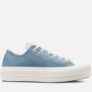 Converse Women's Chuck Taylor All Star Lift Crafted Canvas Platform Trainers - Indigo Oxide