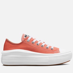 Converse Women's Chuck Taylor All Star Move Ox Trainers - Bright Madder/White/White