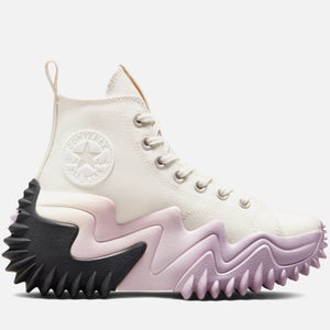 Converse Women's Run Star Motion All Star Mobility Hi-Top Trainers - Egret/Pale Amethyst/Storm Wind