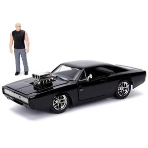 Jada Toys Fast & Furious Build N' Collect 1:24 Scale Die Cast Kit - Dom & Dodge Charger R/T