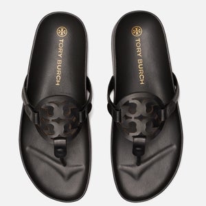Tory Burch Women's Miller Cloud Toe Post Sandals - Perfect Black