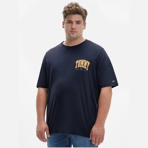 Tommy Jeans Chest College Logo-Printed Organic T-Shirt