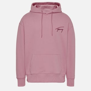 Tommy Jeans Men's Signature Hoodie - Broadway Pink