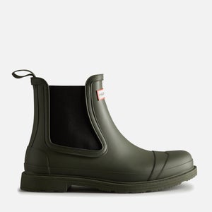 Hunter Men's Commando Chelsea Boots - Dark Olive