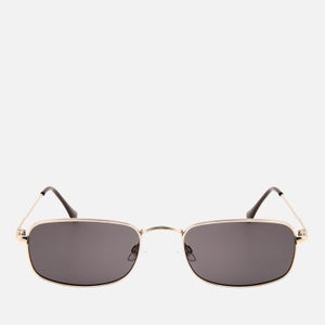 Jeepers Peepers Rectangle Frame Sunglasses - Gold