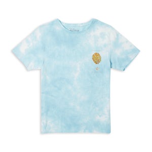 Disney Up! See The World By Balloon Unisex T-Shirt - Turquoise Tie Dye