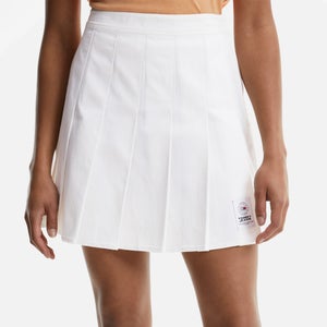 Tommy Jeans Tjw Pleated Cotton-Blend Tennis Skirt