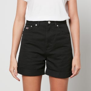 Tommy Jeans Women's Tjw Mom Shorts - Black