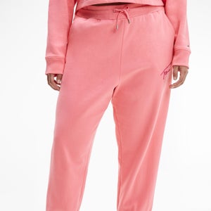Tommy Jeans Women's Tjw Curve Signature Sweatpants - Garden Rose