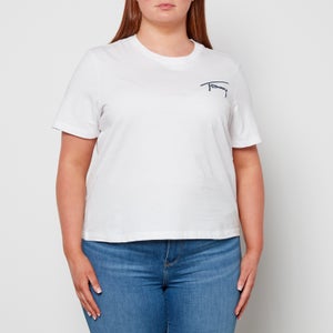 Tommy Jeans Women's TJW Curve Signature T-Shirt - White