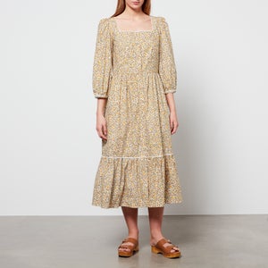 Meadows Women's Ixora Midi Dress - Yellow Floral