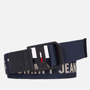 Tommy Jeans Men's Elevated Webing Belt 3.5 - Twilight Navy