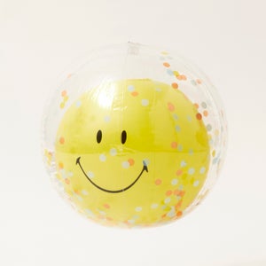 Sunnylife Mini Kids' Inflatable Beach Ball - Smiley