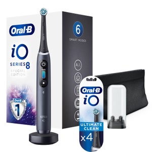 Oral-B iO8 Black Onyx Special Edition Electric Toothbrush + 4 Refills