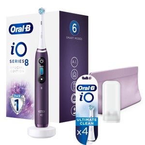 Oral-B iO8 Purple Special Edition Electric Toothbrush + 4 Refills