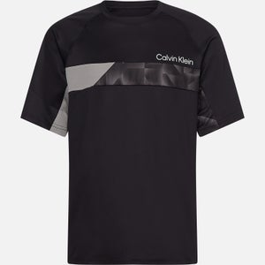 Calvin Klein Performance Men's Chest Stripe T-Shirt - CK Black - S