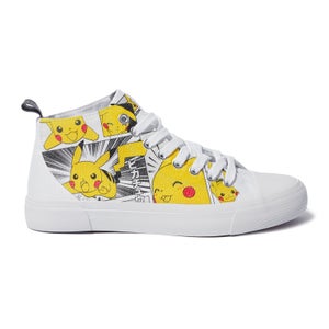 Pokémon Pikachu - Sneakers High Top Bianche