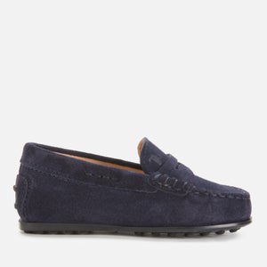 Tods Toddlers' Suede Mocassin Loafers - Bluette