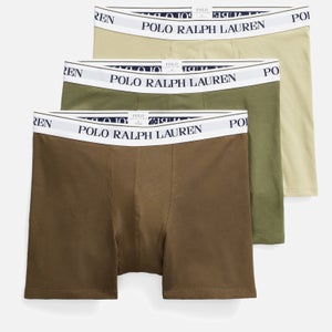 Polo Ralph Lauren Men's 3-Pack Boxer Briefs - Light Olive/Army Olive/Defender Green