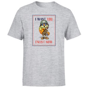 Conker I Want You Unisex T-Shirt - Grey