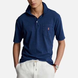 Polo Ralph Lauren Men's Cotton Linen Polo Shirt - Light Navy