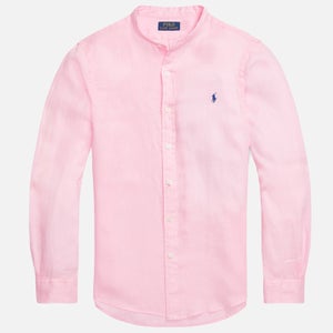Polo Ralph Lauren Men's Dye Linen Button Down Shirt - Carmel Pink