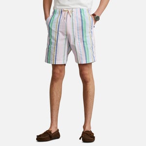 Polo Ralph Lauren Men's Seersucker Relaxed Fit Shorts - Pink/Blue Multi