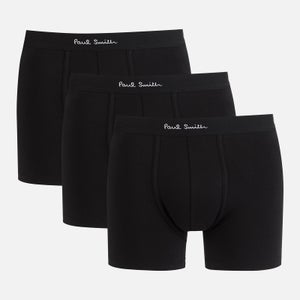 PS Paul Smith Men's 3-Pack Long Trunk Boxer Shorts - Black