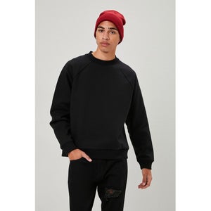 Fleece Raglan-Sleeve Sweatshirt