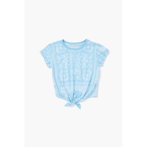 Girls Paisley Knotted Tee (Kids)