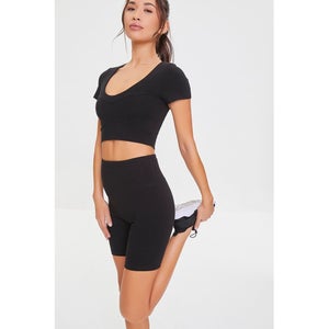 Active Padded Crop Top