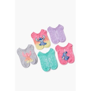 Stitch Graphic Ankle Sock Set - 5 pack